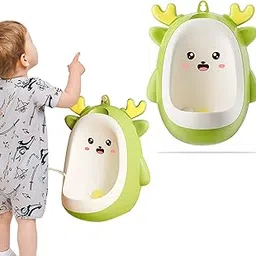 BEMBIKA Pee Trainer Urinal for Kids Boys - Portable Pee Trainer, urinal trainer for boy, Wall-Mounted Kids Urinal, Urinal Potty for Toddlers, pee trainer for boys-(Toddler Dinosaur Theme Apple Green)-picture-13