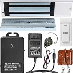 Access Control System with Remote Control – 1200lbs Magnetic Door Lock Kit, 12V Fail Safe NC Mode, Secure & Easy DIY Installation for Smart Home Entry, Works with Wooden & Metal Doors-picture-14
