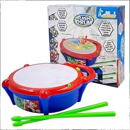 Kriiddaank Flash Drum, Interactive Musical Toy with 3D Lights, 3 Modes, 9 Songs and Drum Sounds, Educational Kids Instrument-image-41