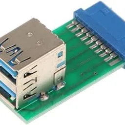 EXPORA 2-Port USB 3.0 SuperSpeed Female A to 20 PIN Female Adapter Board Connector-picture-30