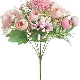 4x7 Bunches of Artifical Bracketplant Hanging Garland Art Light Pink|Home & Garden | Home Décor| Floral Décor-picture-62