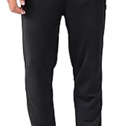 damensch Men Mid Rise Regular Fit Cotton Blend Solid Moisture Wicking Antimicrobial Zipper Pocket Super Comfortable Baby Terry Lounge Joggers-picture-55