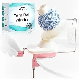 Yarn Winder,Yarn Ball Winder,Easy-to-Install,Low-Noise Yarn Spinner for Crocheting,The Helper for Knitting Enthusiasts.(Pink)-picture-12