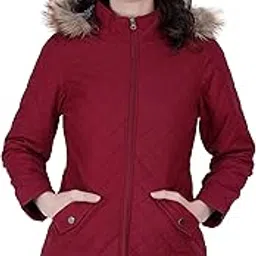 trufit Women Full Sleeves Solid Cotton Quilted Jacket-picture-12