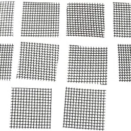 FABLOFT Plastic Drainage Mesh Sheet Bonsai Flowerpot Bottom Net Bug Pest Control 5 .2 x 5.2 cm 10 pcs-image-17