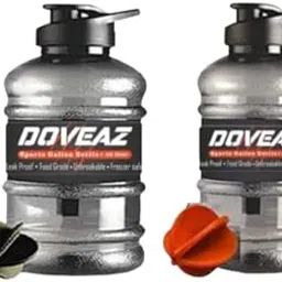 DOVEAZ® Gallon Water Bottle Beast Sports Water Bottle for Gym, Protein Shaker Bottle, (1.5 LTR) with Mixer Ball and Strainer-picture-26