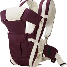 IndiCrafts Kids 4-in-1 Adjustable Baby Carrier Cum Kangaroo Bag/Baby Carry Sling/Back/Front Carrier for Baby with Safety Belt and Buckle Straps (Purple)-image-81