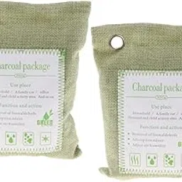 Enakshi® 2 Pack Bamboo Charcoal Air Purifying Freshener Odor Eliminator Bag Green | Parts & Accessories | Car & Truck Parts | Interior | Other-picture-24