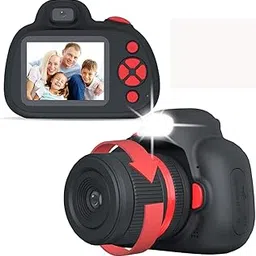 LEQTRONIQ Digital Camera for 3-8 Year Old Kids; Video Camcorder with Flash, 2.4 inch IPS Screen; Birthday Toys for Boys & Girls (Black)-picture-13