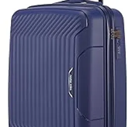 nasher miles Coorg Hard-Sided Polypropylene Cabin Luggage 20 inch | 55cm | 8 Wheels Small Trolley Bag for Travel | Suitcase (Navy Blue)-picture-29