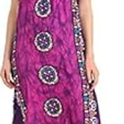 bombshell Women's Cotton Floral Maxi Nighty With Separate Sleeve Inside (BSL913_Pink-XL_Purple_XL)-picture-47