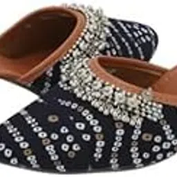 mojari art & handicraft Women Bandej Heel Jutti-picture-37