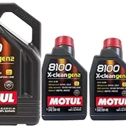 Motul 8100 X-cleangen2 SAE 5W-40 100% Synthetic Engine Oil - 4 Liter Can and 1 Liter Can 2 Nos. (6L) With Leather Clean 100ml Combo-picture-14