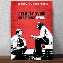 Good Hope Hollywood Movie Shawshank Redemption Motivation Quote Poster (12 x 18 Inch) For wall decor home decor bedroom living room Gift Paintings wallpaper Hostel Boys Girls-picture-24