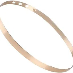 shopora Ladies Waistband Plate Waist Fashion Metal Belt Mirror Band 76 X 2 Cm Gold | Womens Accessories | Belts-picture-11