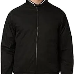 Van Heusen Men's Full Sleeve Bomber Engineered Winter Jacket | Perfect for Layering | Sleek Zip Front-picture-35