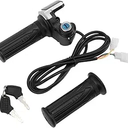 SARRA Universal Electric Twist Throttle Grip – Compatible with 24V/36V/48V/60V/72V Systems | 2Pcs Comfortable ABS Handle Grips for E-Bikes, E-Rickshaws, Scooters & Motorcycles | Accelerator Throttle-picture-14