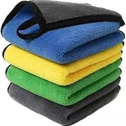 HSR Car Accessices Cleaning 800 GSM Microfiber Towel for Car Cleaning and Detailing - Dual Sided, Extra Thick Plush Microfiber Cloth - 40cm x 40cm (Pack of 3)-picture-14