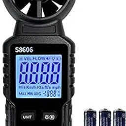 3 in 1 Handheld Anemometer Wind Speed Meter Gauge Speedometer Wind Level Tester Air Flow Meter Temperature Measuring Device Outdoor for Sailing Surfing Flying Shooting-image-22