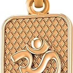 akshat sapphire 925 Sterling Silver 22k Gold Plated Spiritual OM Pendant Lord Spiritual OM Locket for Men and Women-picture-10