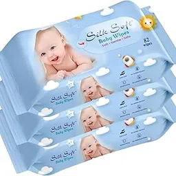 Silk Soft Baby Wipes without Lid | Pack of 3 – 82 Pulls Each | Fragrance-Free, Extra Thick & Ultra-Soft | Gentle on Sensitive Skin | Safe for Newborns & Daily Use-picture-18