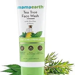 Mamaearth Tea Tree Oil Control Face Wash | Controls Acne & Pimples | Removes Excess Oil | For Oily and Sensitive Skin | For Men & Women | 100 ml-image-50