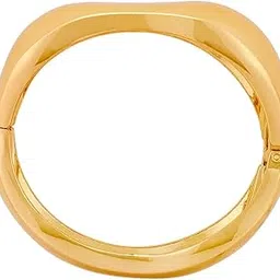 kushal's Fashion Jewellery Gold Polished Copper Trendy Locking System Kada, Best for Casual Wear & Special Occasion - 455345-picture-26