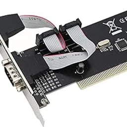 PCI RS232 Card, PCI to Serial Card Multiple Bytes Parity Bit Automatic Allocation for Desktops image 1