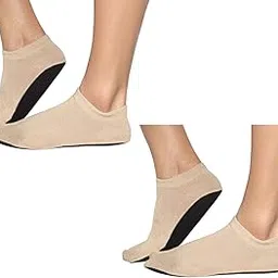 goodluck Women's Stylish Colored cotton Footcover, Stretchable, Foot Cover Socks, Soft & Comfortable(2 Pair)-picture-38