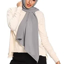 txameru Hijab for Women Chiffon Hijab Scarfs for Women Long Shawl-picture-13