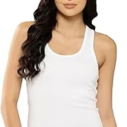 leading lady Women's Solid Cotton Regular Fit Sleeveless Camisole Cami Tank Top for Women (Pack of 1)-picture-17