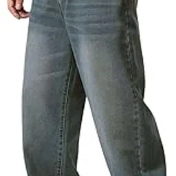 greciilooks Men Jeans Pants | Denim Jens | Baggy Sty for Man | Regular Fit's | Mid RiseLoose Fit & Stylish Jeans for Men's-picture-13
