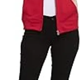 unaone Women Solid Cotton Fleece Front Zipper Sleeveless Plus Size Hooded Sweatshirt with Front Pockets Ideal for Winter, Gym, Running, Cycling, Evening Casuals-picture-17