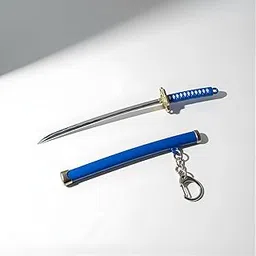 Blue Katana Sword Keychain | Mini Anime Sword Keychain for Car, Bike & Bag-picture-26