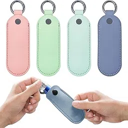 4PCS Flash Drive Case, Leather Storage Case, Flash Drive Storage Bag Pen Drive Protective Cover Memory Stick Case (Style 2)-picture-25