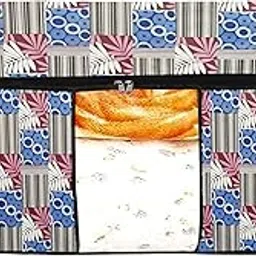 MMGRN Dustproof and waterproof Underbed Storage Bag, Storage Organizer, Blanket Cover with Side Handles (Set of 1 PC) (PRNTNO:-10200322)-picture-17