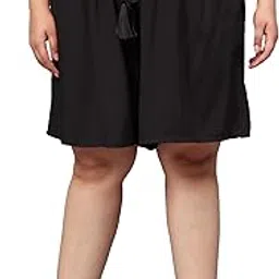 indietoga Women's Plus Sizes Divided Skirt Culotte Shorts (Plus Sizes 2XL to 7XL)-picture-37