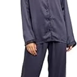 shopbloom Modal Satin Ultra Soft Night Suit for Women |Night Suite | Pyjama-picture-43