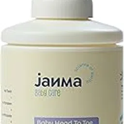 Janma Baby Head to Toe Foam Wash with Rosemary, Aloevera & Oats for Babies- 400 ml 2-in-1 Tear-Free Body Wash & Shampoo | Gentle Cleansing, Tear Free-picture-29