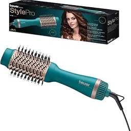 Beurer Hc 45 Ocean 2-In-1 Volumising Hair Dryer Brush,2 Heating And Blower Levels Including Cold Air Function,Ion Function For Smooth And Shiny Hair,Green,1000 Watts-picture-28