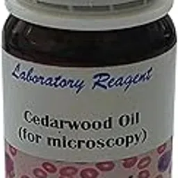 Cedarwood Essential Oil for Microscopy – 30 mL | Laboratory Grade-image-0