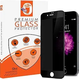 STP FEEL® Premium Grade Privacy Tempered Glass For iPhone SE (2022/2020) and iPhone 6/7/8 (4.7 Inch) Full Coverage Anti-Spy 9H Hardness Screen Protector Guard, 1 Pack-picture-31