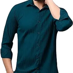 filo hevis Men's Popcorn Textured Casual Stylish Shirt Full Sleeve.-picture-10
