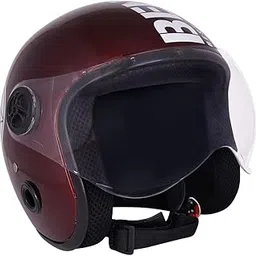 Sage Square Guardian Cruiser Plus || ISI Certified || Open face Helmet for Unisex Adult (Maroon Glossy) (X-Large)-picture-12