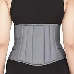 LS Belt For Men & Women (Spinal Brace Lower Back Pain Osteoporosis Slip Disc Post Discectomy Care Fracture Injuries) (Gray, L)-picture-23