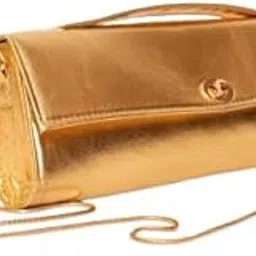 Burnished Gold East-West Bag | Women’s Handbag & Clutch Purse for Weddings, Parties & Special occations | DRZL Accessories-image-12
