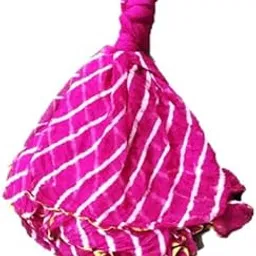 PK HUB Women’s Chiffon Leheriya Bandhej Saree with Blouse Piece – Lightweight, Soft & Breathable Printed Rajasthani Saree for Daily-picture-63