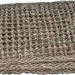 Super Bird Creations SB50004 Seagrass Mat for Cage Decor, Pet Enrichment and Boredom Relief - Versatile Toy-Making Base - Safe for Small to Large Birds & Reptiles - 10"x10" (3 Pack)-picture-11