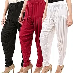 buy that trendz Patiala Salwar for Women Relaxed Fit Viscose Patiyala Salwar Harem Bottom Pants-picture-50