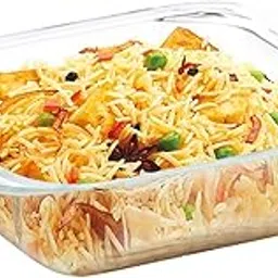 ATTRO Glassox Borosilicate Square Glass Baking Dish Micorwave Oven Safe Freezer Safe Baking Tray Serving Dish Bakeware- 850ml-picture-53